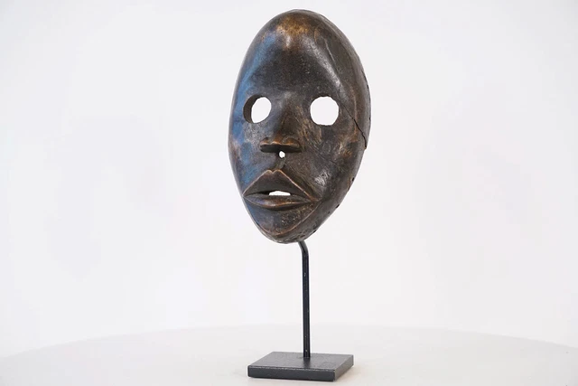 Attractive Dan Mask 8.5" - Ivory Coast - African Art