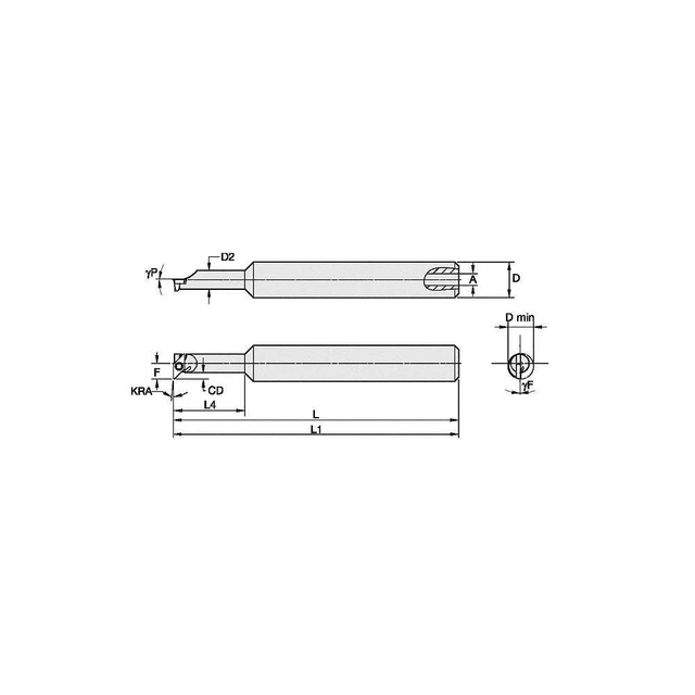 WIDIA CSPI2505001225R Indexable Boring Bar,0.4000",HSS
