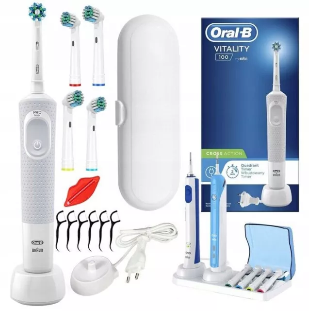 Oral-b Vitality 100 Blanco cepillo de dientes eléctrico + accesorios