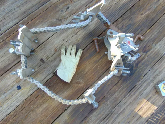 CHAIN PIPE ALIGNMENT VISE CLAMP JACK SCREW Mathey Dearman 5' Long Chain DB600C