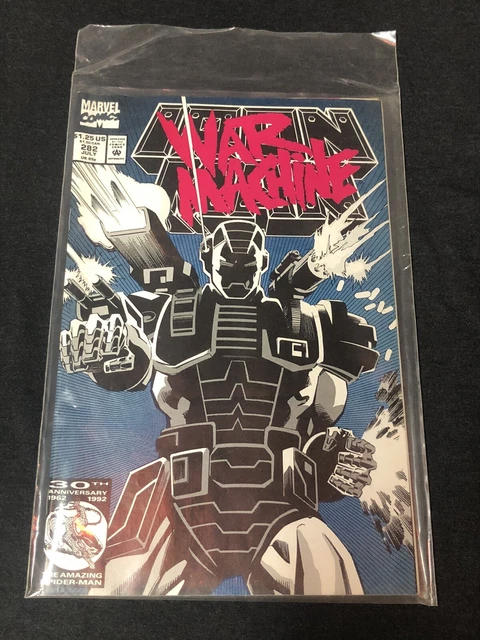 Iron Man War Machine Vol 1 #282 July 1992 Marvel Comic Book