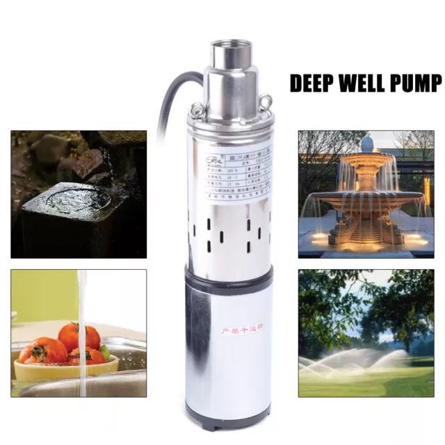 Pompa acqua solare foro DC 48 V pompa sommergibile pozzo profondo pompa acqua 280 W