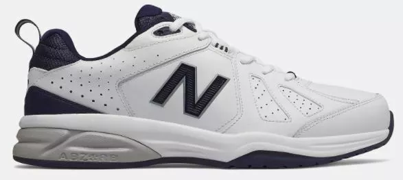 New Balance MX624WN Mens Cross Training Shoes (4E Extra Wide) (White/Navy) | HOT