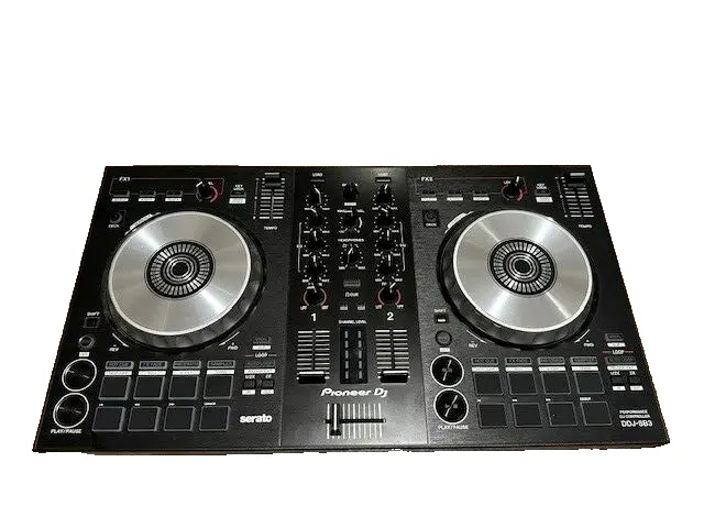 Pioneer DDJ-400 DJ Controller Portable 2-Channel Used with Cable from Japan
