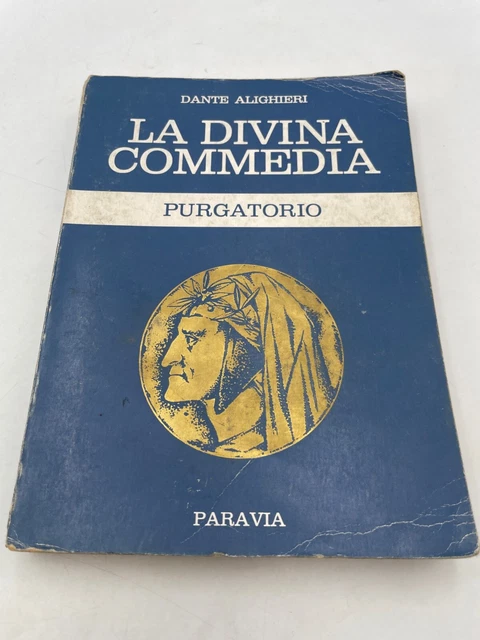 Paravia LA DIVINA COMMEDIA Purgatorio Dante Alighieri Paravia 1966 EUR 9,00 ...