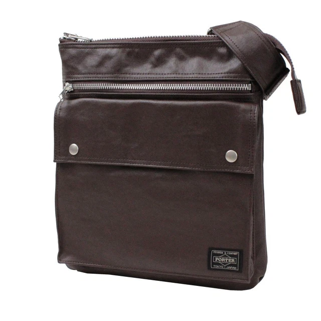 Yoshida Bag Porter FREE STYLE Sac Bandoulière (M) 707-07145 Marron Fait En Japon