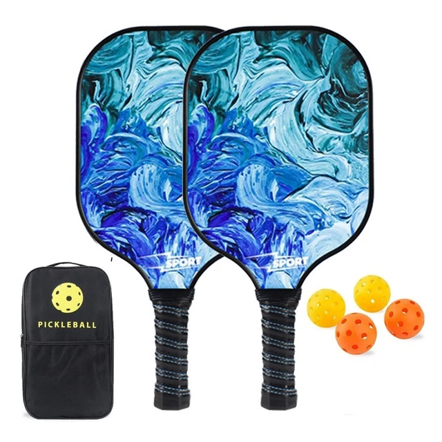 Pickleball Paddel Bälle Pickleball Set 2 Schläger 4 Bälle