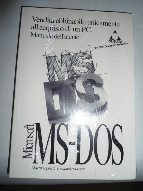 Microsoft ® MS-DOS ® 6.0 aggiornamento e sistema operativo
