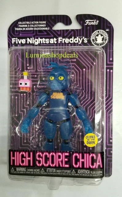 Funko Action Figur: Five Nights At Freddy's – High Score Chica, Leuchtet Im Dunkeln, Aus Vinyl, Sammlerstück