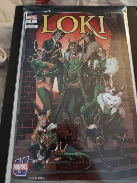 LOKI #1 (2023) MARVEL UNLIMITED PLUS EXCLUSIVE VARIANT COVER MIKE McKONE Comic