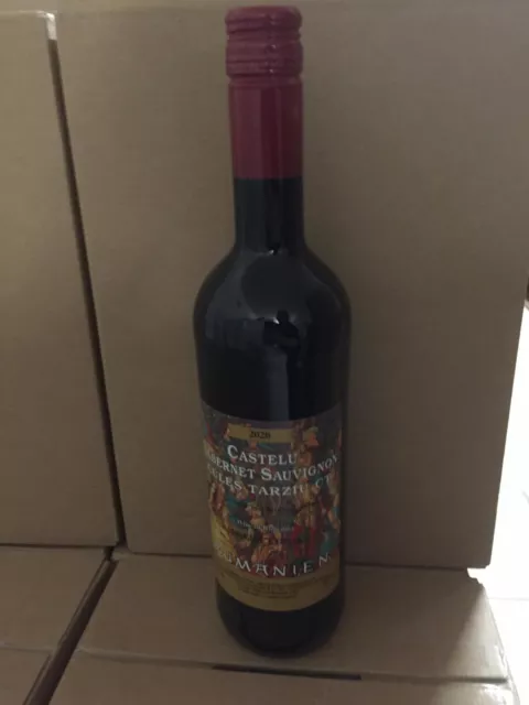 6 x Castelu Jakob Gerhardt Cabernet Sauvignon Lieblich Süß Rotwein Rumänien Wein