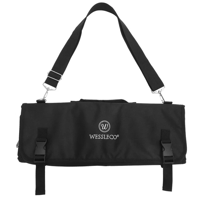 Bolsa de cuchillo de cocina profesional organizador soporte para cubiertos pliegues