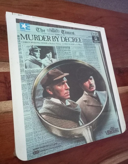 Murder By Decree C.plummer James Mason Vintage 1984 Videodisc Movie Sealed