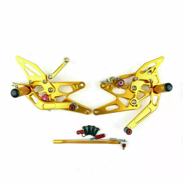 Fussrastenanlage Für Yamaha YZF 1000 R1 2004-2006 Gold F2 2