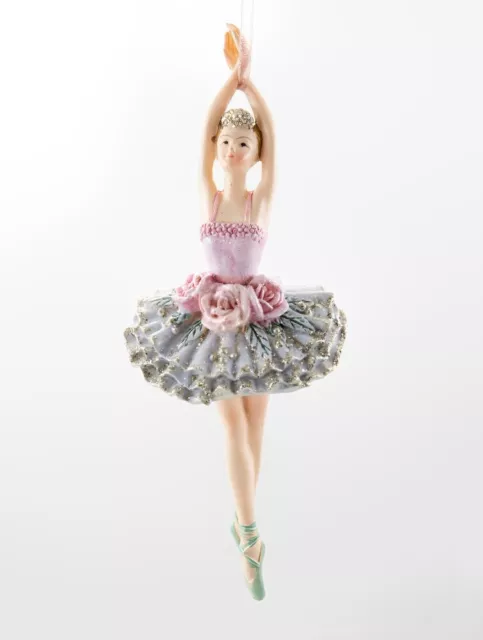 Gisela Graham Pastell Ballerina Engel Fee Weihnachtsschmuck Christbaumsschmuck