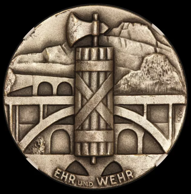 SWITZERLAND, 1874, ST Gallen, 83.5% Silver, Shooting Festival Comm  Medallion £9.00 - PicClick UK
