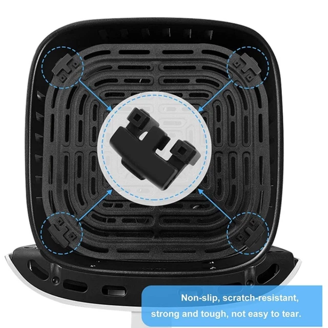 Keep Your Friggitrice ad aria set di 4 paraurti in gomma per vortice istantaneo