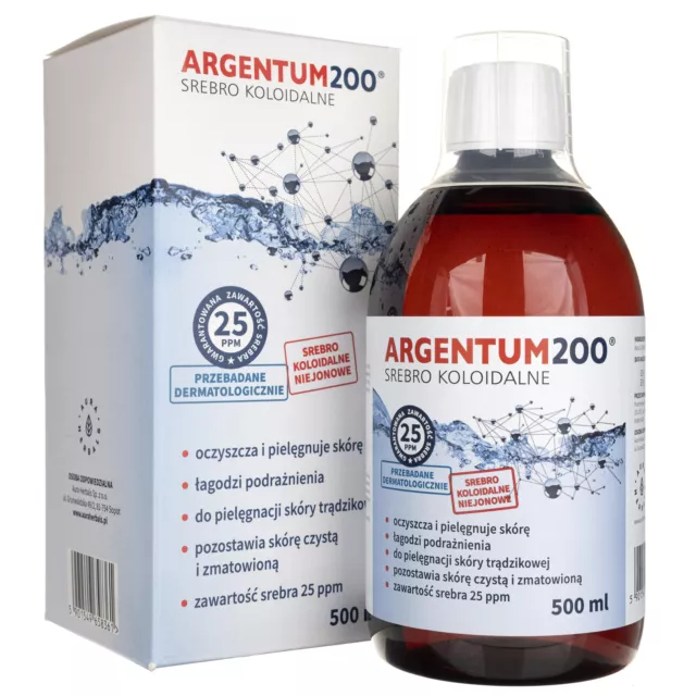 Aura Herbals Argentum 200 argent colloidal 25 ppm, 500 ml