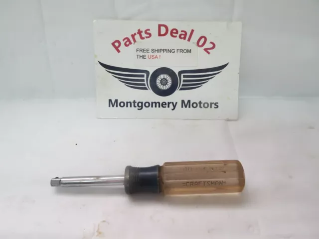 Craftsman Vintage 1/4" Extension H Spinner Socket Nut Driver 43372 USA Free Ship