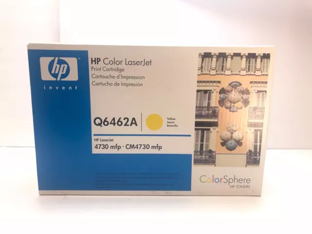 Genuine Q6462A HP Yellow Toner Color LaserJet 4730MFP CM4730mfp