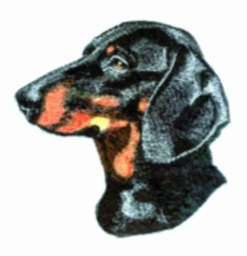 Embroidered Ladies T-Shirt - Dachshund BT3988 Size S - XXL