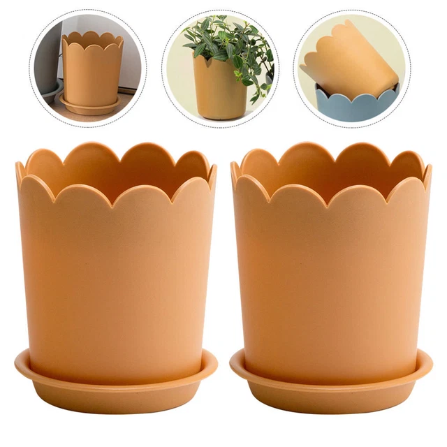 10 Sets Plastik Blumentopf Büro Blumentöpfe Für Zimmerpflanzen