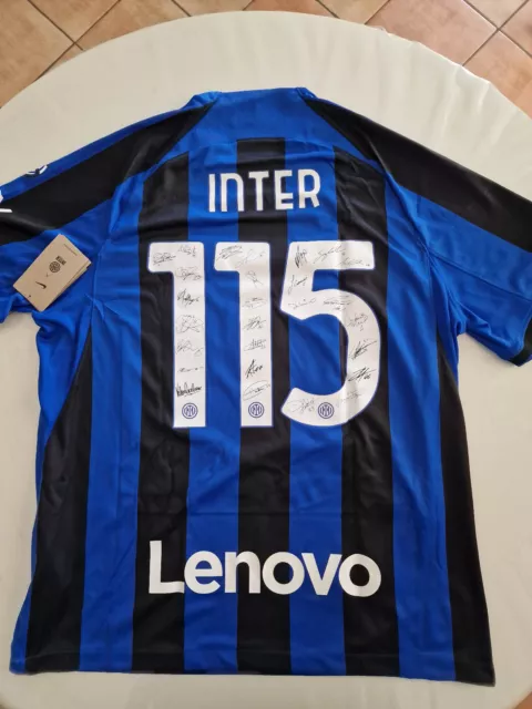 Nike Inter Match Maglia Shirt Jersey 115 Anni Years Celebrative Signatures Team