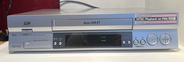 Magnétoscope JVC HR-S5955 Super VHS ET s-vhs hifi stéréo Pal/Secam