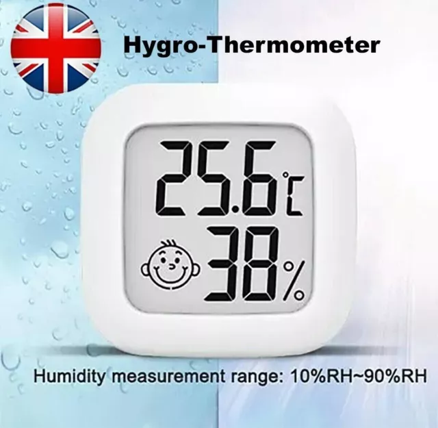 Digital Thermometer Hygrometer Sensor Humidity Meter Indoor Temperature Gauge UK