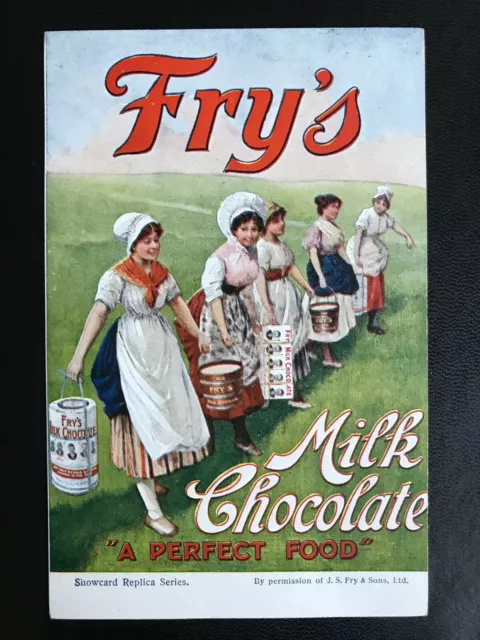 AK Litho (1162) Werbung für Fry's Cacao Schokolade Milk, um 1910