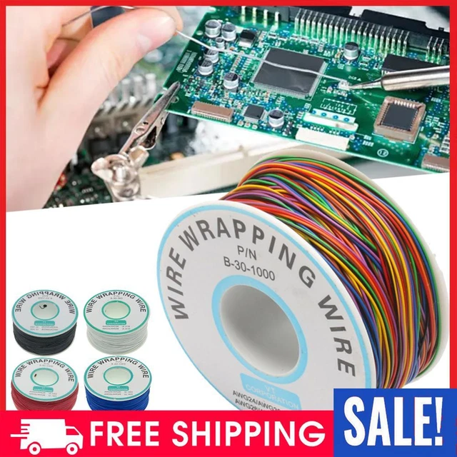 PYouo-Fil De Cuivre 17 AWG 1mm2, Câble De Cuivre De Noyau Durs Simple, Câble De Câblage électrique Isolé En PVC, Application De Fils Colorés