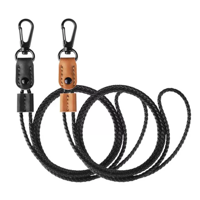 Key Lanyard Phone Keychain Lanyard Leather Chain Credential Holder Phone Strap'