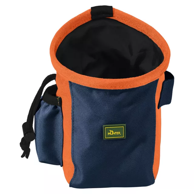 Hunter Hunde Gürteltasche Bugrino Standard grau-blau/orange, diverse Größen, NEU