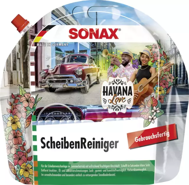 Sonax ScheibenReiniger gebrauchsfertig Havana Love 3 l VPE Set 4 Stück 03934410 2