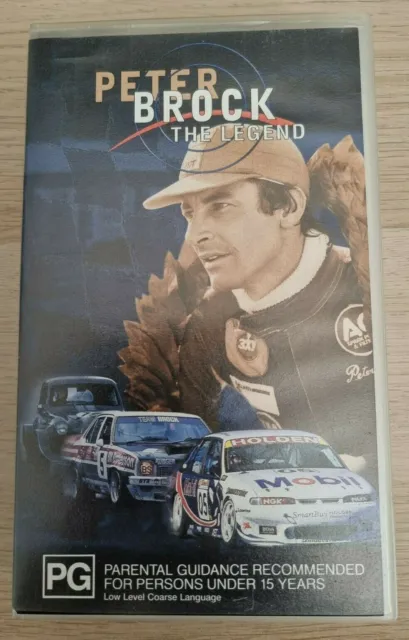 Peter Brock The Legend VHS Video Tape 1997 Australian Motorsports