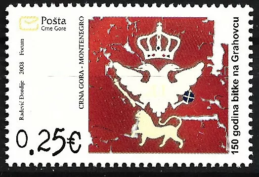 Montenegro - 150. Jahrestag der Schlacht von Grahovac postfrisch 2008 Mi. 171