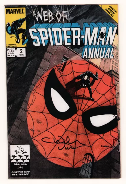 Web of Spider-Man Annual #2 ARTHUR ADAMS, SIGNED BY CHARLES VESS, 1986 VF+