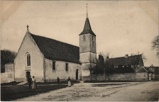 Argentan - Eglise Saint-Germain - Carte postale ancienne et vue d'Hier