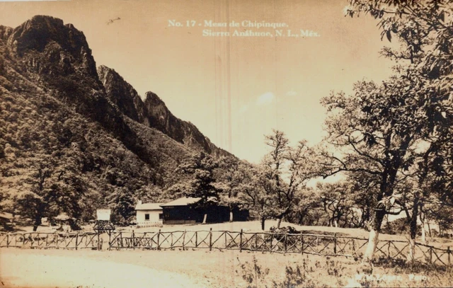 Nuevo Leon Mexico Mesa de Chipinque RPPC Real Photo Antique Postcard J16472
