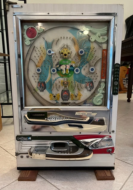 Rare Vintage Nishijin Pachinko Pinball Machine Super DX with balls Rare Vintage Nishijin Pachinko Pinball Machine Super DX with balls