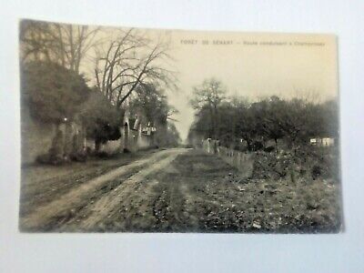 CPA foret de senart. champrosay 1908 road