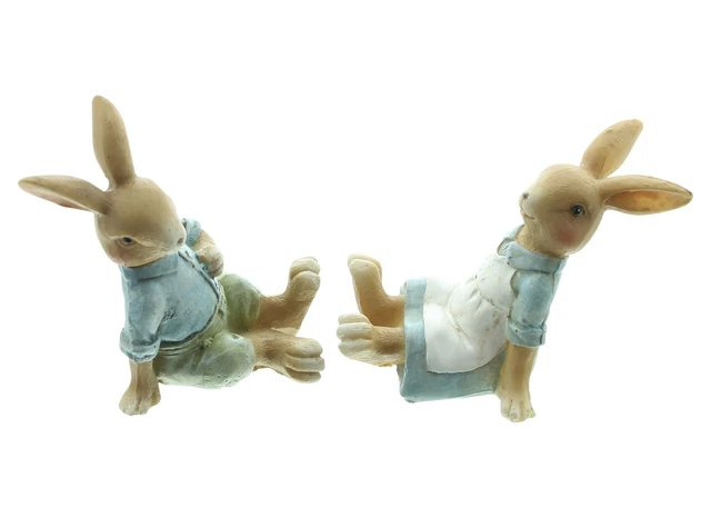Salvare Set 2x Hase " Liesel & Anton ", 2er Set 4
