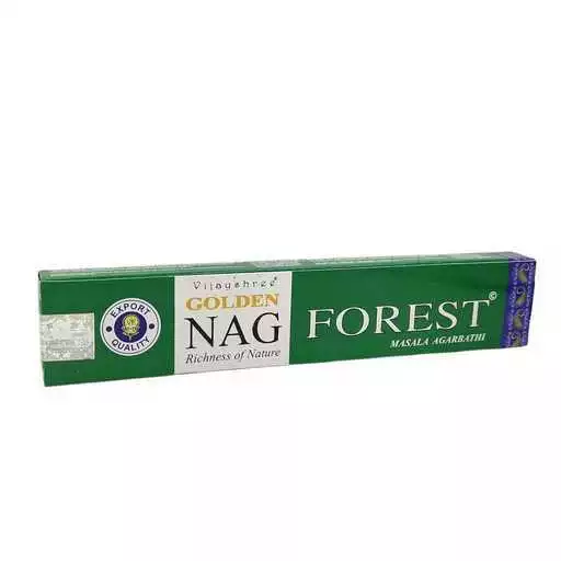 Incenso Vijayshree Golden Nag Forest -- 1 confezione da 15 g