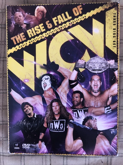 WWE WCW ライズ・アンド・フォール 3枚組DVD プロレス