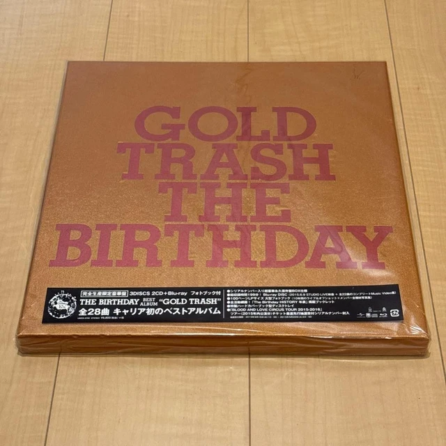 THE BIRTHDAY GOLD Trash Limited Edition CD & Blu-ray Used $643.80