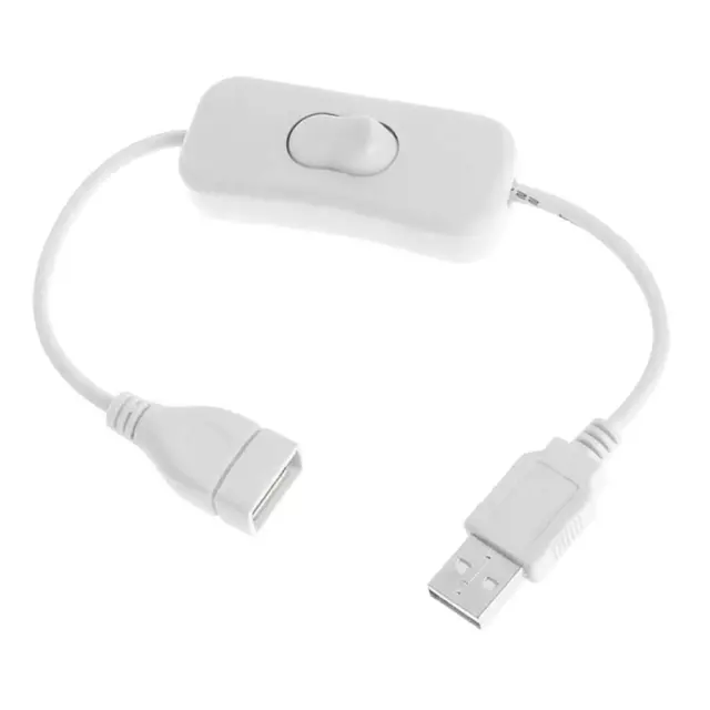Câble d'extension USB 2.0 mâle à femelle avec commutateur ON / OFF