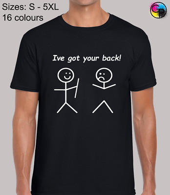 HO ricevuto la tua schiena divertenti novità UMORISMO Regular Fit T-shirt Girocollo T-Shirt Tee-Uomini