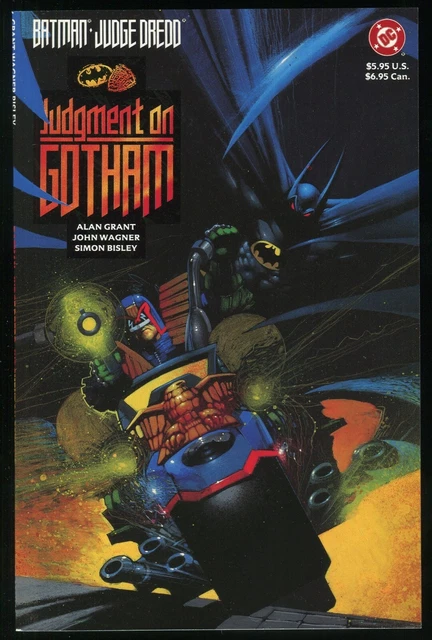 Batman Judge Dredd Judgement on Gotham Trade Paperback TPB Simon Bisley art 1st
