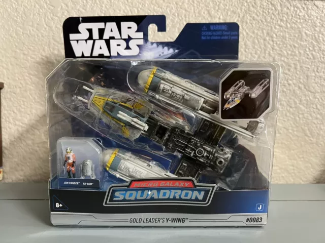 Star Wars Micro Galaxy Squadron Series 4 Gold Leader Y-Wing