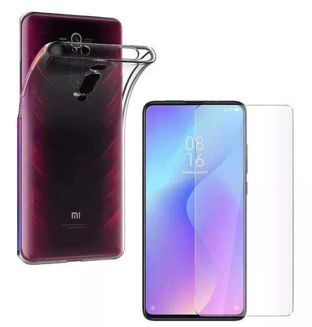 VERRE TREMPÉ + COQUE ANTICHOC TRANSPARENTE Pour XIAOMI MI 9T / MI 9 T PRO